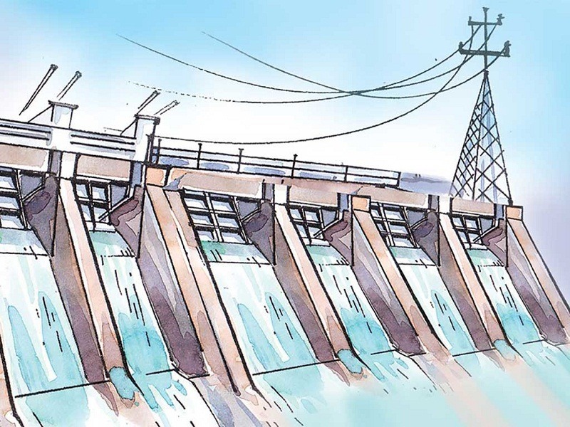 लमजुङमा विद्युत् उत्पादन घट्यो