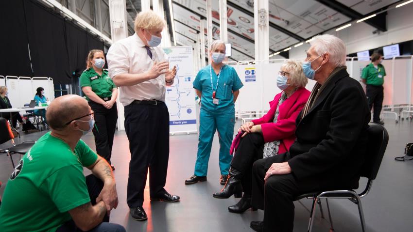 UK’s PM eyes end to lockdown as vaccines reach one-third of adults