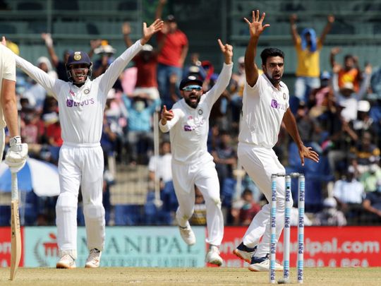 India beat England by 317 runs to level Test series at 1-1