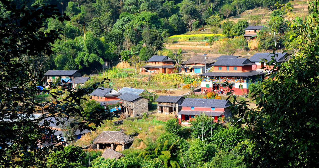 पर्वतका ग्रामीण क्षेत्रमा विस्तारै घरबास पर्यटनको चहलपहल