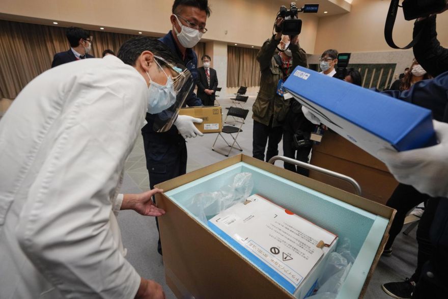 Japan starts vaccine rollout with healthcare workers