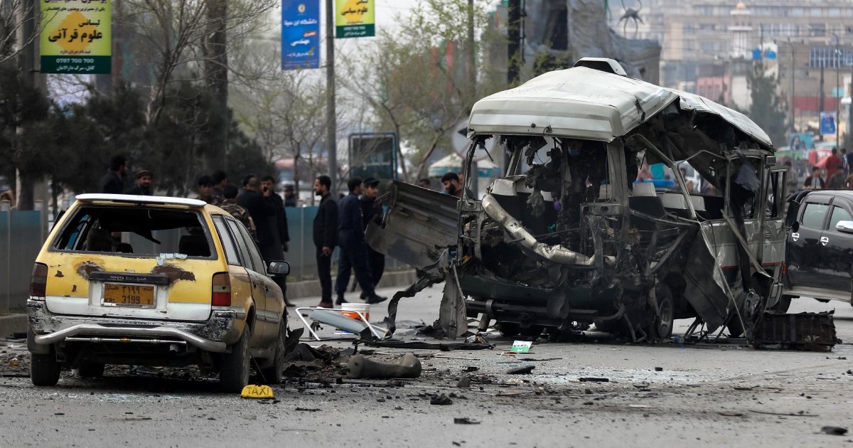 Five women and a child killed in Afghan bus bombing