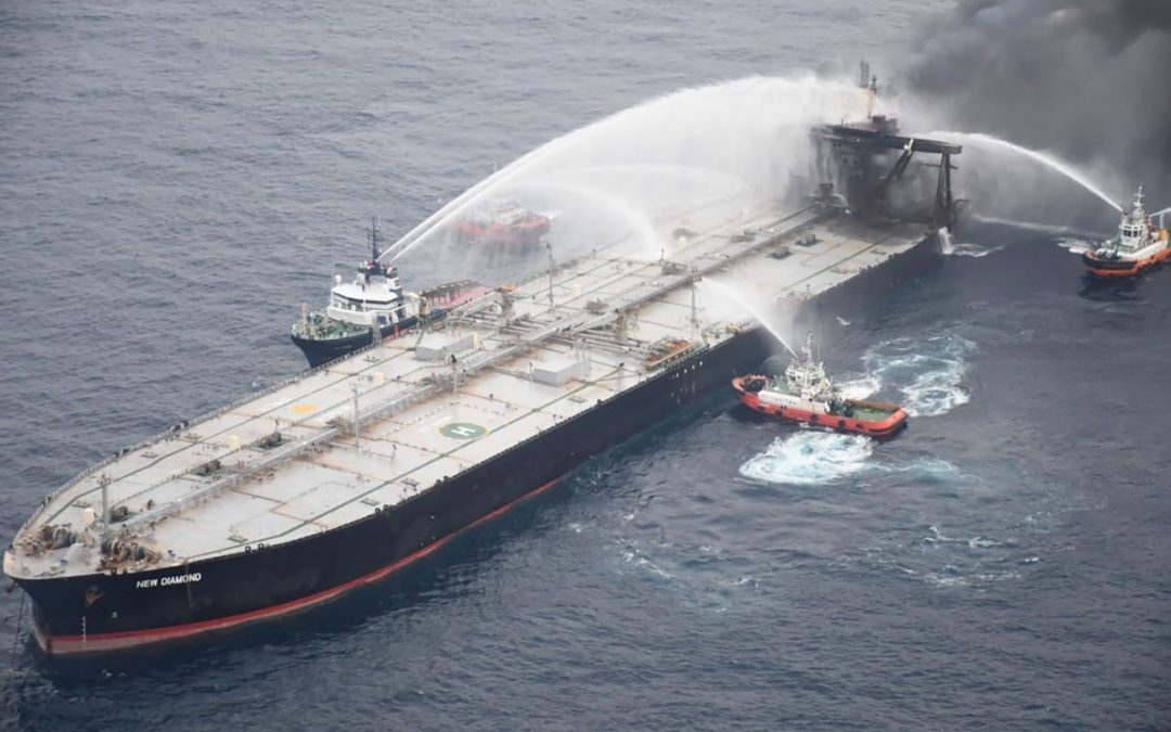 Sri Lanka seeks $17 million from Greek ship owner over oil spill