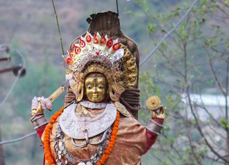 साँखु बजार स्यानिटाइज गरेर बज्रयोगिनीको मूल जात्रा