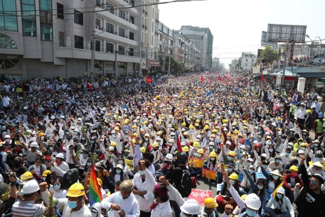 100 days in power, Myanmar junta holds pretense of control