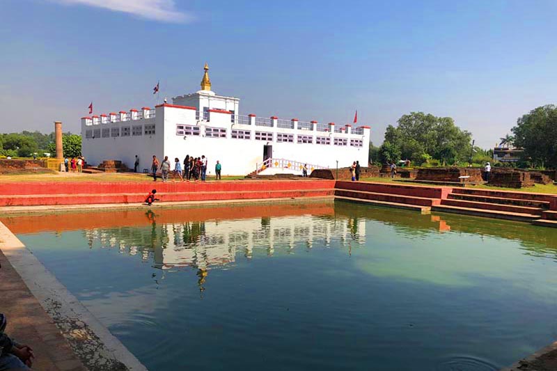 कोरोना प्रभाव : बुद्धजयन्तीमा सुनसान हुँदै लुम्बिनी