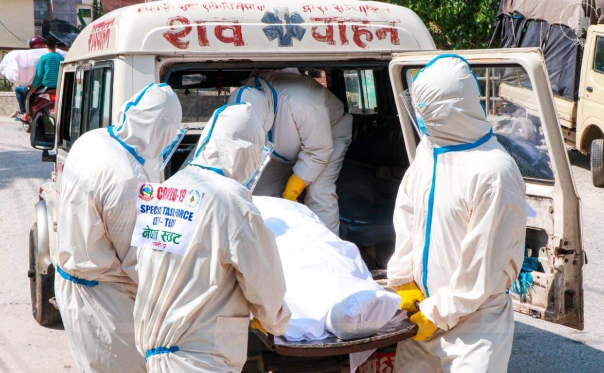 नेपाल स्काउट बागमती प्रदेशले ब्यवस्थापन गर्न थाल्यो कोभिडबाट मृत भएकाको शव