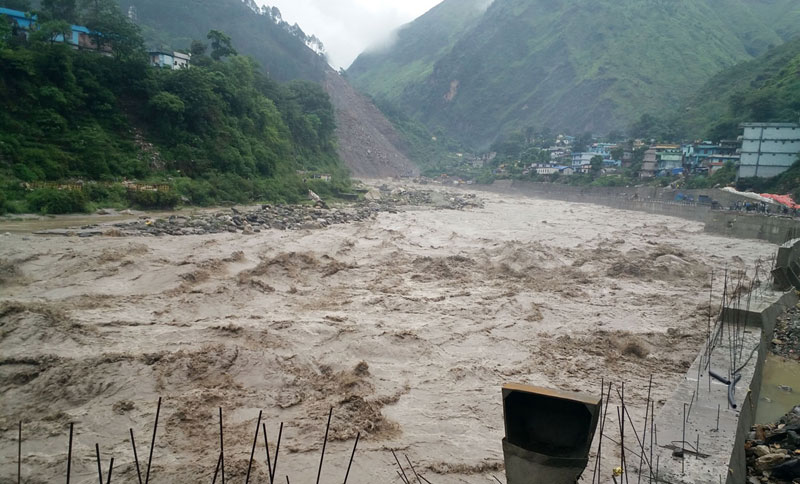 महाकालीमा पानीको बहाव यस वर्षकै उच्च
