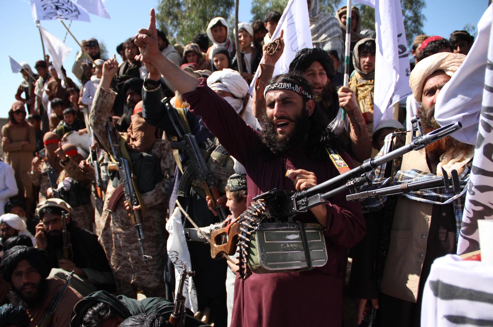 Taliban celebrate defeating the United States
