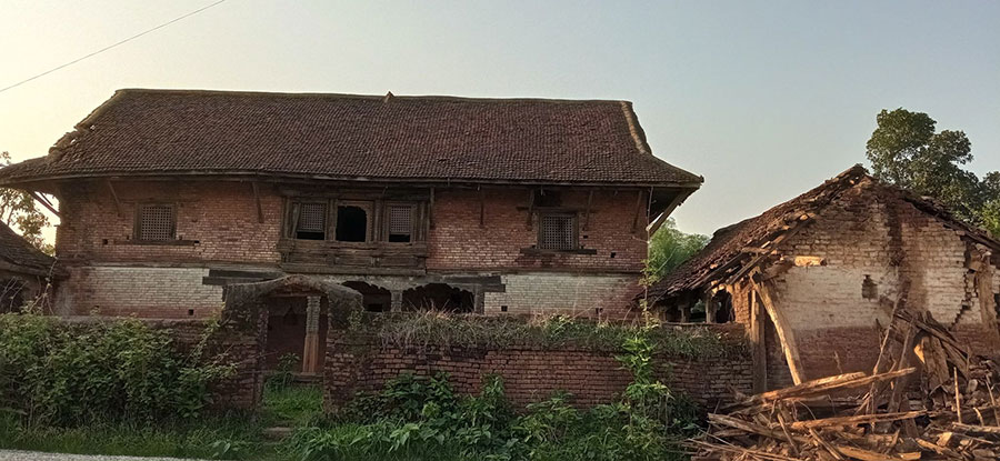 पुरानै शैलीमा पुनःनिर्माण हुँदै ऐतिहासिक धर्मशाला