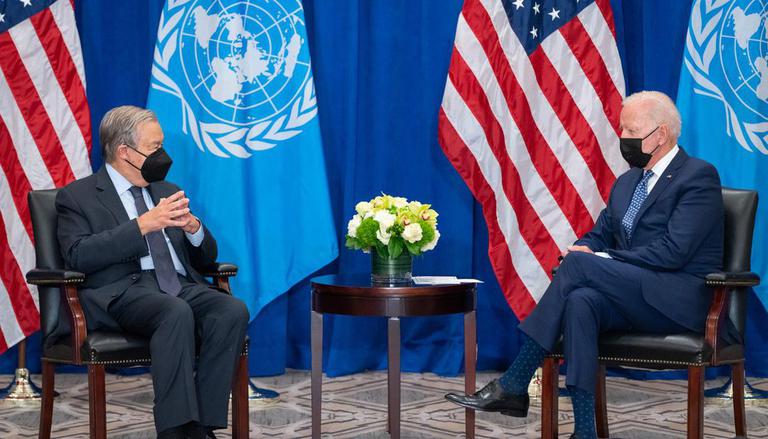 President Biden meets Guterres, reaffirms ‘strong partnership’ between US, UN