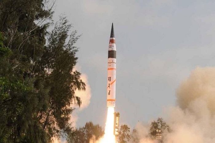 India successfully launches surface-to-surface ballistic missile Agni-5