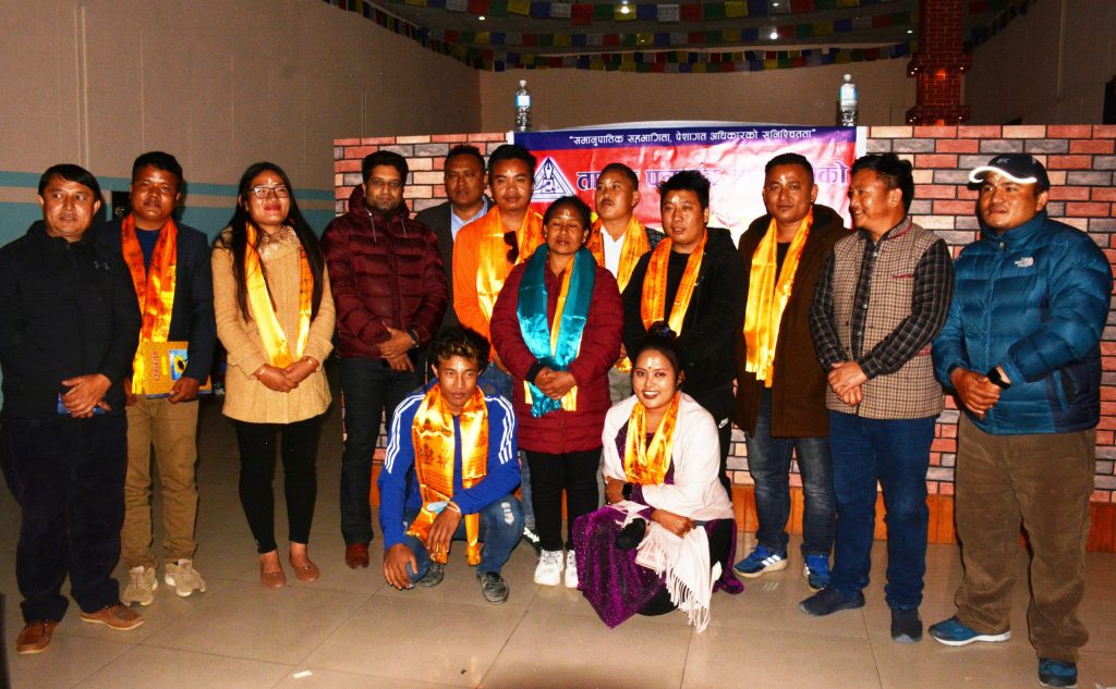 तामाङ पत्रकार सङ्घको अध्यक्षमा अञ्जली