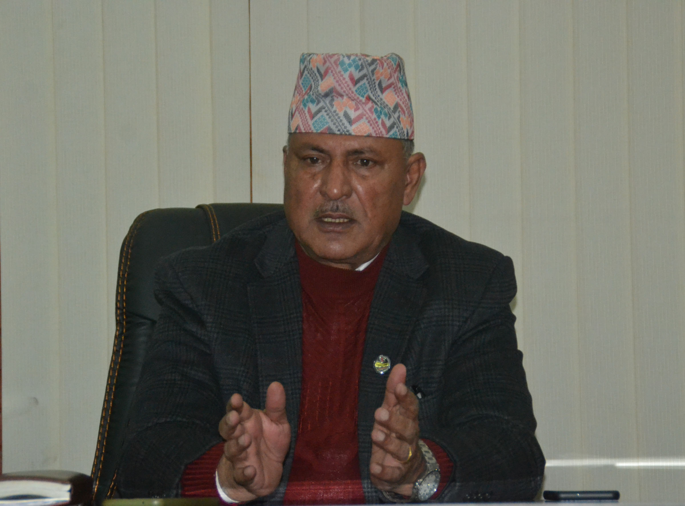 मन्त्री खतिवडाद्वारा खोप कार्यक्रमको शुभारम्भ