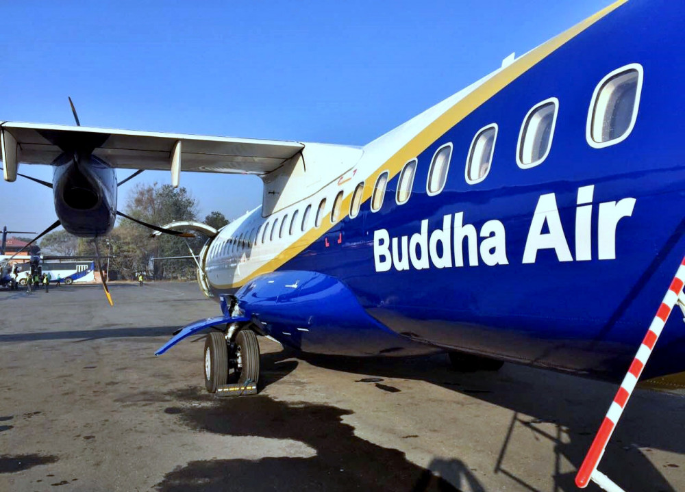 बुद्ध एयरको जहाज भरतपुरमा आपत्कालीन अवतरण