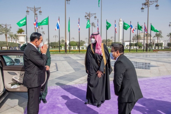 Saudi crown prince, Thai PM hold talks in Riyadh
