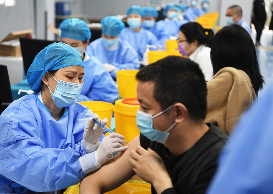 4.31 million more COVID-19 vaccine doses administered on Chinese 	mainland