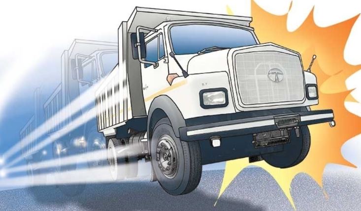 टिपरको ठक्करले बालिकाको मृत्यु