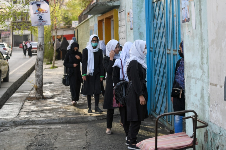 Taliban order Afghan girls schools shut hours after reopening: spokesman