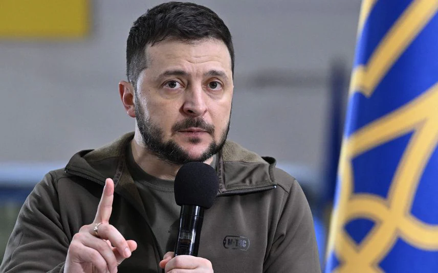 Ukrainian president discusses defense support with British PM