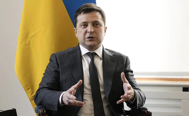 Ukrainian president urges more defense, financial aid at NATO summit