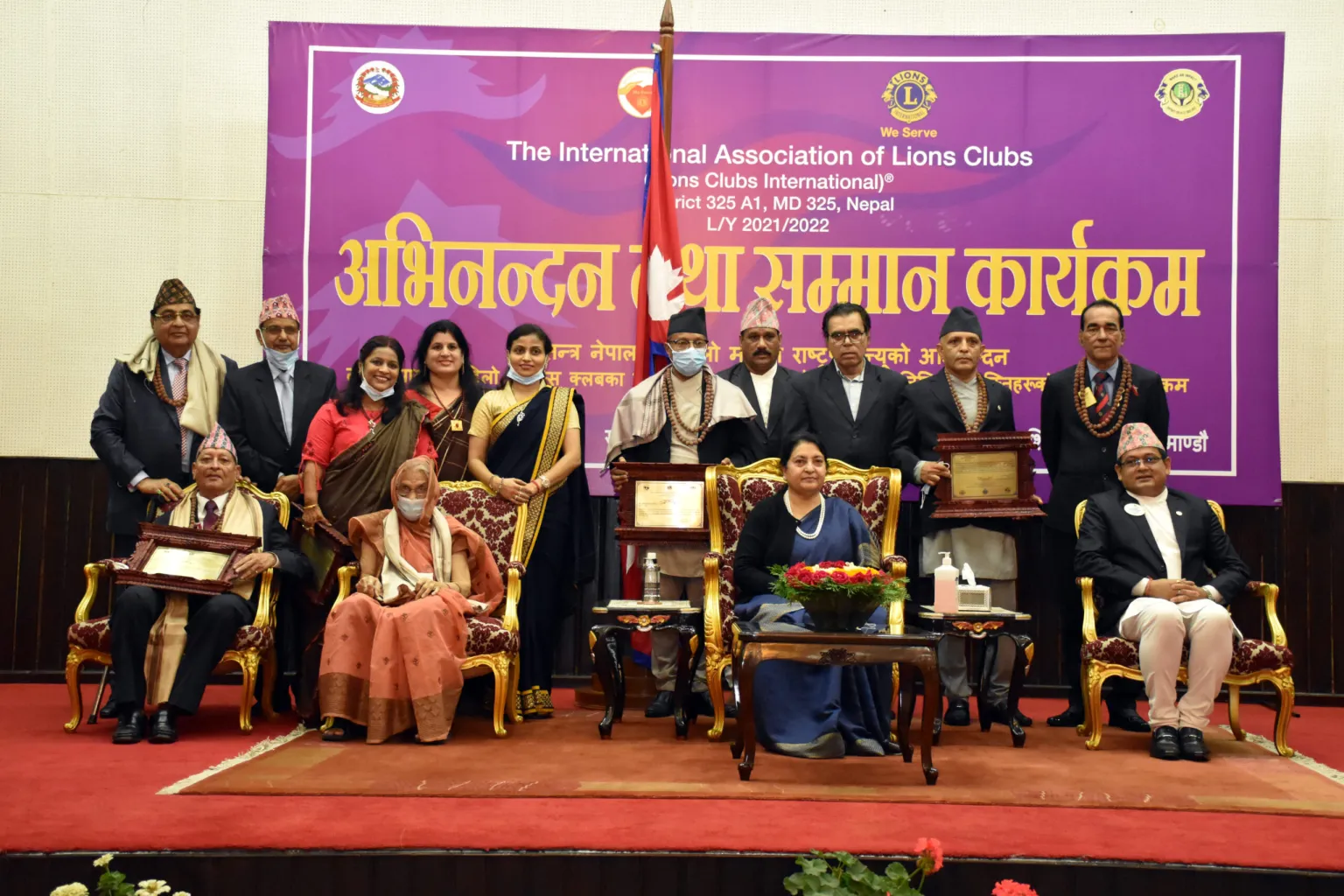 नेपालमा लायन्स क्लबको योगदान महत्वपूर्ण छ : राष्ट्रपति भण्डारी
