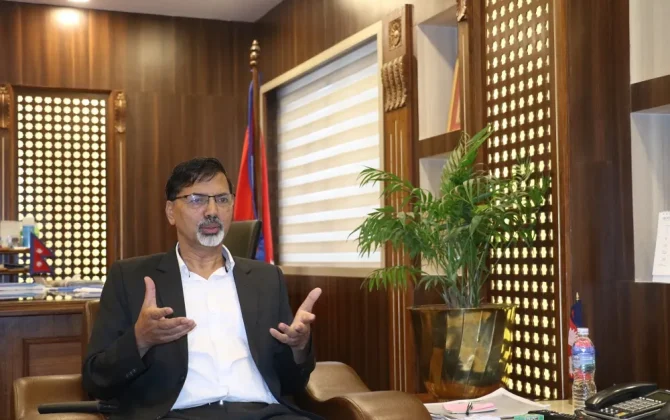 राष्ट्रको विरुद्ध मैले गद्दारी गरेको छैन, प्रमाणित गर्न चुनौती दिन्छु : अर्थमन्त्री जनार्दन शर्मा