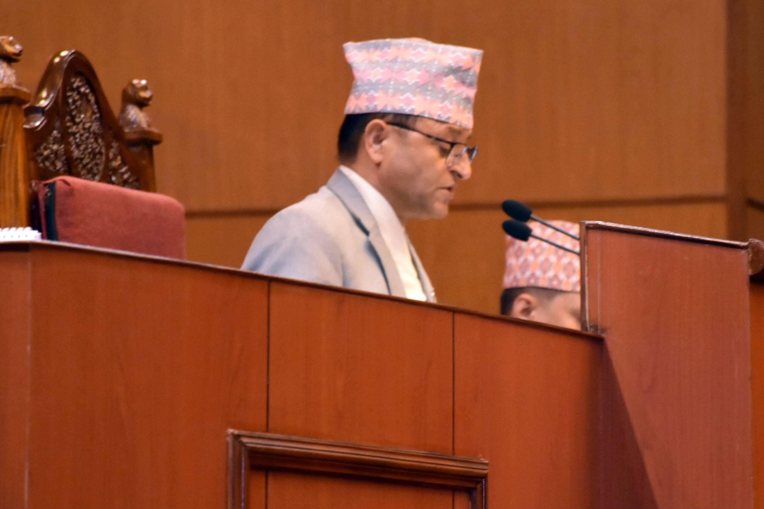 राष्ट्रियसभाः सदनमा उपसभामुख र उपाध्यक्ष नभएकामा ध्यानाकर्षण