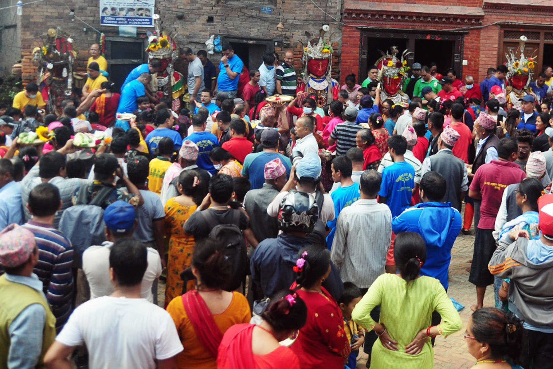नेवार समुदायमा पञ्चदान पर्व मनाइँदै