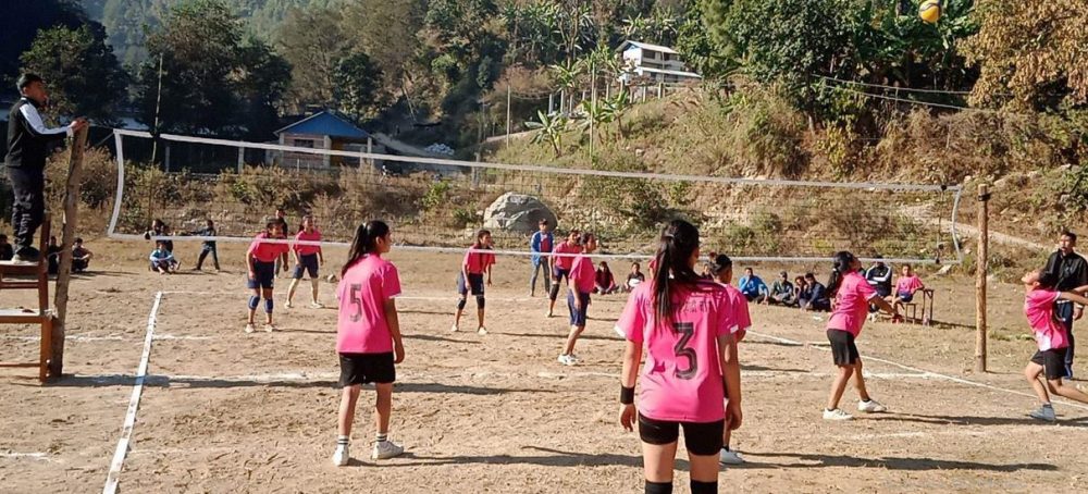 महिला भलिबल प्रतियोगिता सुरु