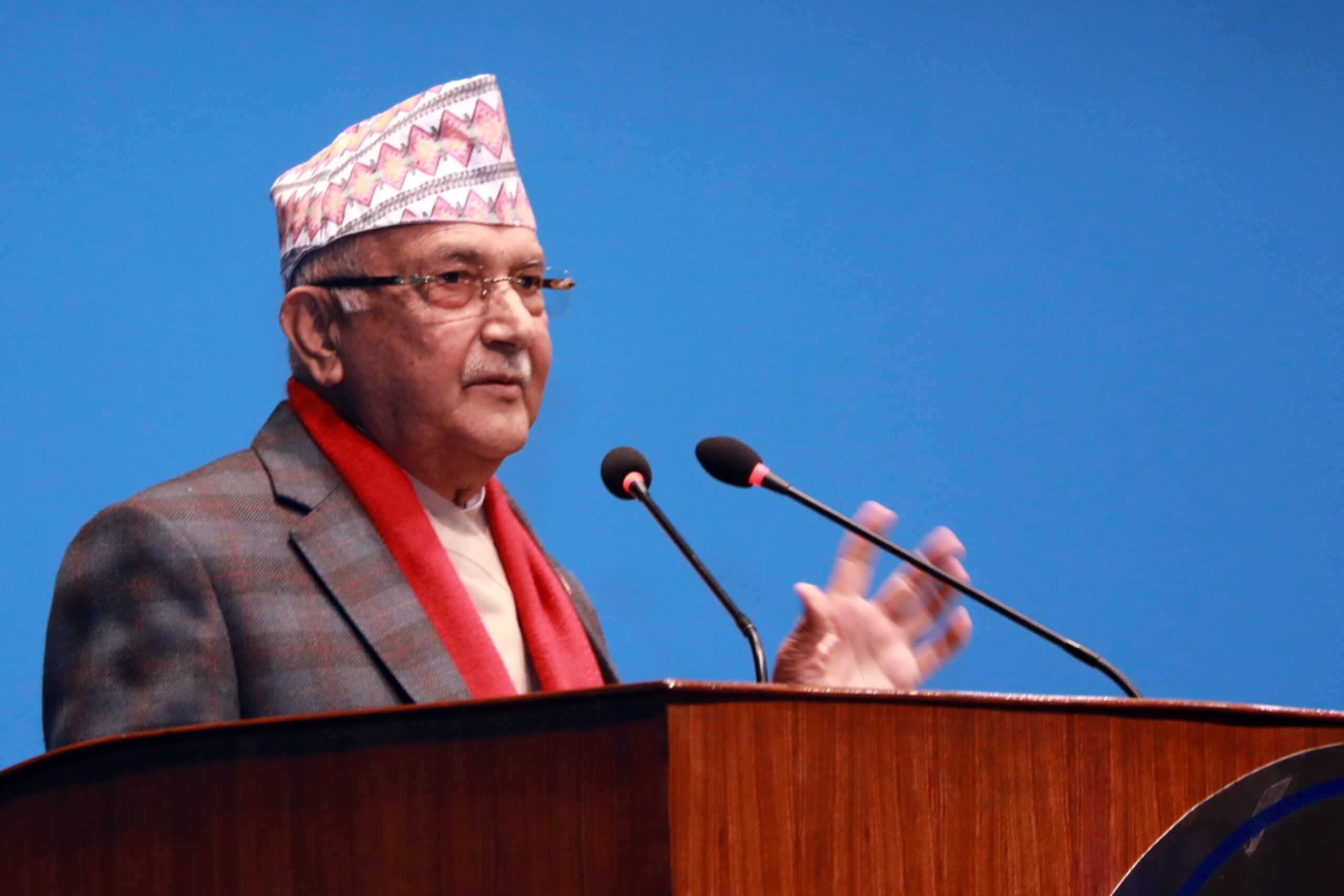 प्रधानमन्त्रीलाई विश्वासको मत दिने अध्यक्ष ओलीको प्रतिबद्धता