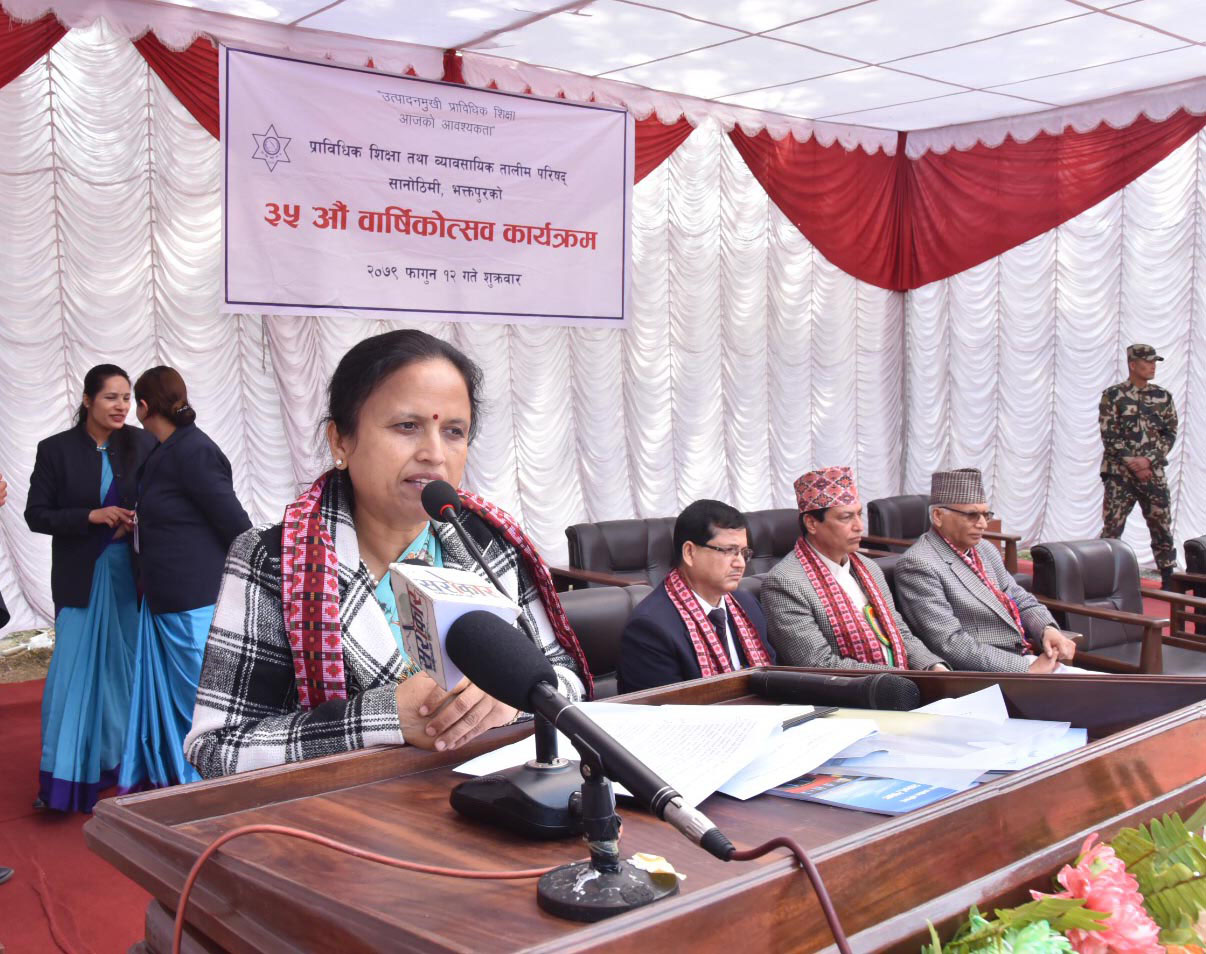 प्राविधिक शिक्षा सरकारको प्राथमिकतामा परेको छ : मन्त्री शर्मा