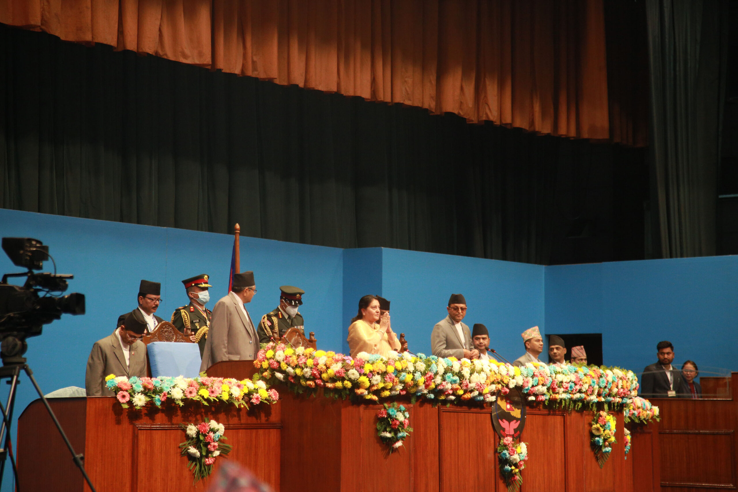 राष्ट्रपतिबाट सङ्घीय संसद्को संयुक्त बैठकलाई सम्बोधन सुरु