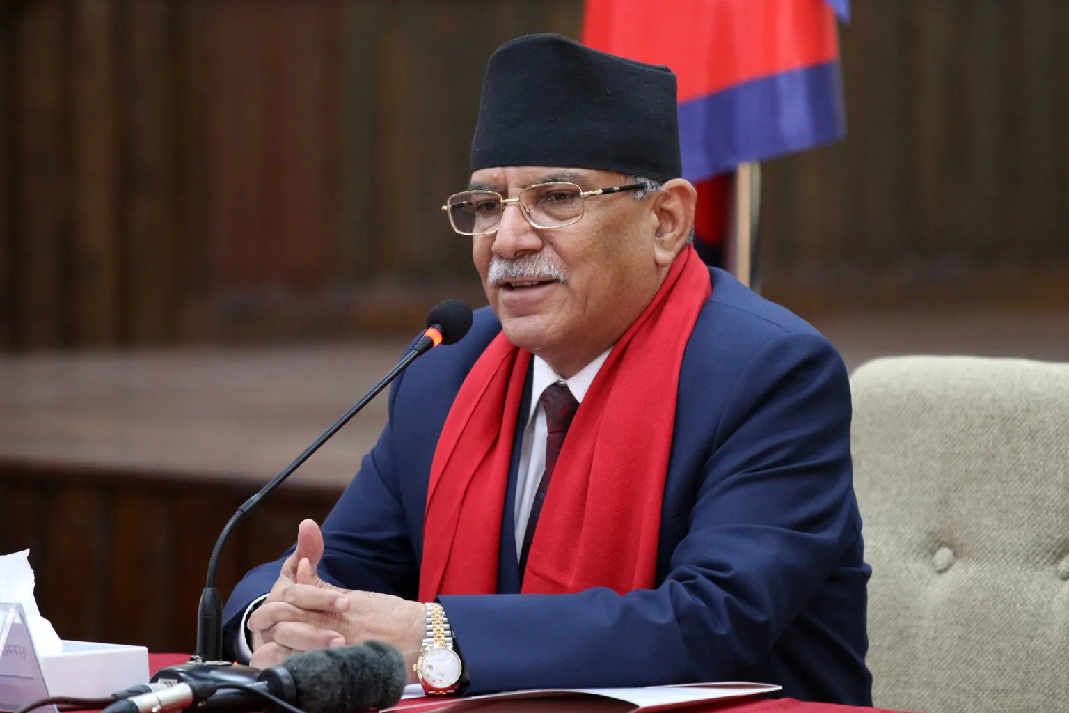 नेपालको बिजुली क्रमशः भारत र बङ्गलादेशको बजारमा पुग्दैछ : प्रधानमन्त्री दाहाल