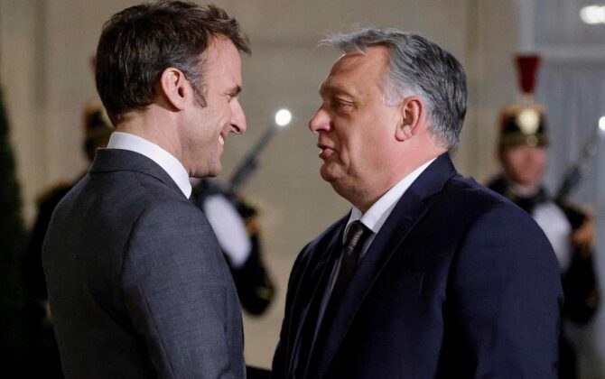 Macron pushes European ‘unity’ in sit-down with Orban