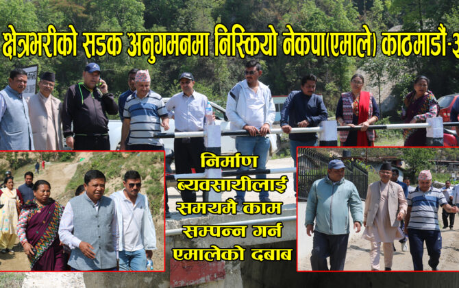 क्षेत्रभरीको सडक अनुगमनमा निस्कियो नेकपा(एमाले) काठमाडौं–३(भिडिओ)